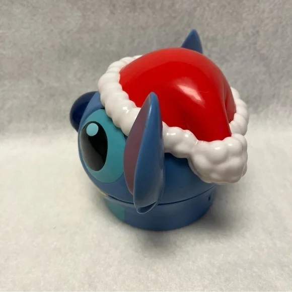Lilo & STITCH Christmas MOCHI Cup Holder Tokyo Disneyland TDR Blue Santa - Picture 2 of 7
